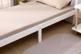 White Wood Shaker Wooden Bed Frame