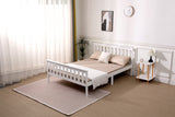 White Wood Shaker Wooden Bed Frame