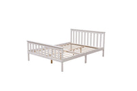 White Wood Shaker Wooden Bed Frame