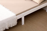 White Wood Shaker Wooden Bed Frame