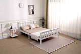 White Wood Shaker Wooden Bed Frame