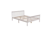 White Wood Shaker Wooden Bed Frame