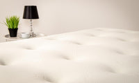 Desire Beds Open Coil Sprung Mattress 8 Layer Construction 9 Inch Deep Tufted Mattress With Memory Foam
